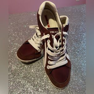 Authentic Prada Sneakers , size 10.5.
